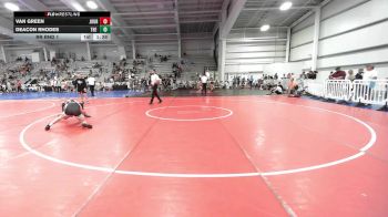 138 lbs Rr Rnd 1 - Van Green, Journeymen Wrestling Blue vs Deacon Rhodes, The Fort Hammers Maroon