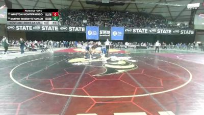 Boys 3A 126 lbs Cons. Round 2 - Winston Montermoso, Eastside Catholic vs Murphy Massey-O`Hanlon, Gig Harbor