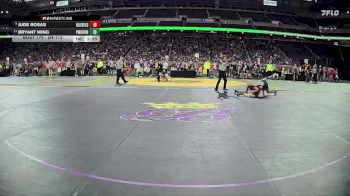 D4-113 lbs Quarterfinal - Jude Rosas, Blissfield vs Bryant Wing, LeRoy Pine River