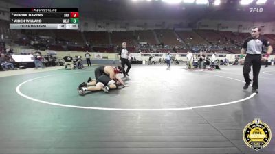 B4A-285 lbs Quarterfinal - Aiden Willard, Weatherford vs Adrian Havens, Skiatook