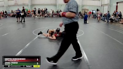 76 lbs Round 3 (8 Team) - Owen Friend, Team GT vs Griffin Doroshenko, Mat Assassins Red