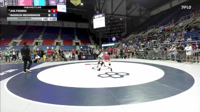 105 lbs Quarters - Ava Fodera, CA vs Madison Nieuwenhuis, MI