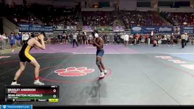 D 1 175 lbs Cons. Round 4 - Sean-Payton McDonald, Holy Cross vs Bradley Anderson, St. Amant