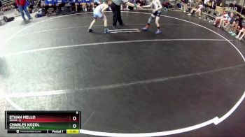 50 lbs Round 1 (6 Team) - Charles Kozol, Nebraska Black vs Ethan Mello, Idaho