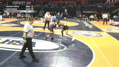 3A 165 lbs Champ. Round 1 - Aiden Brown, Joliet (West) vs Santino Tenuta, Lombard (Montini)