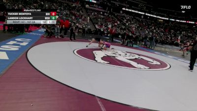 157-2A Quarterfinal - Landon Lockhart, West Grand vs Tucker Montoya, Buena Vista