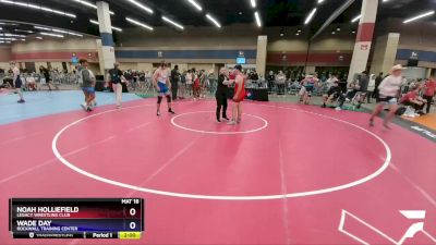 215 lbs Quarterfinal - Noah Holliefield, Legacy Wrestling Club vs Wade Day, Rockwall Training Center