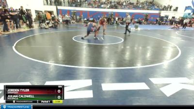 195 lbs Quarterfinal - Julian Caldwell, Pocatello vs Jorden Tyler, Sandpoint