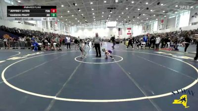 56 lbs Semifinal - Jeffrey Lutes, Purple Eagles Wrestling Academy vs Kaeson Pratt, Journeymen Wrestling Club