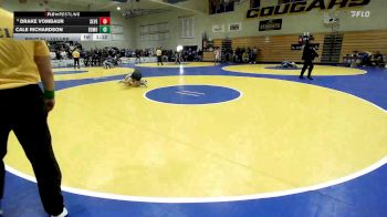 123 lbs Round Of 32 - Drake VomBaur, Severance (CO) vs Cale Richardson, Edmond North (OK)