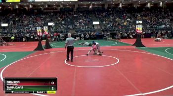 108 lbs Semifinal - Tamia Davis, PCWA vs Bria Reid, Unattached