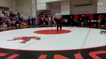 Boys 285 lbs Semifinal - Jerek Shoemaker, Doniphan West vs Kendrick VandeVelde, Silver Lake