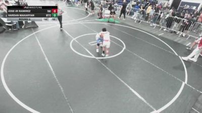 98 lbs Round 5 - Vardan Makaryan, World Team Training Center vs Jose Jr Ramirez, Threshold Wrestling Club