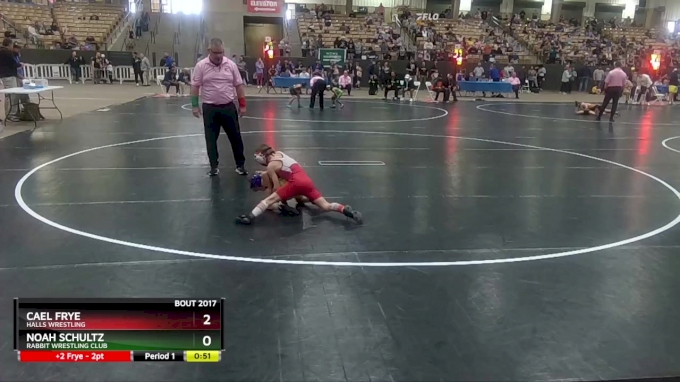 55 lbs Cons. Round 1 - Cael Frye, Halls Wrestling vs Noah Schultz ...
