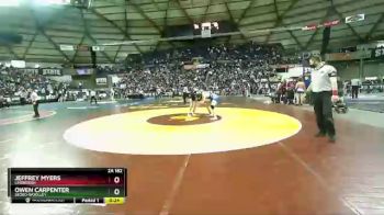 2A 182 lbs Cons. Round 3 - Jeffrey Myers, Lindbergh vs Owen Carpenter, Sedro-Woolley