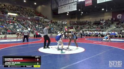 5A 157 lbs Quarterfinal - James Wilburn, Mountain Home vs Kamron Sampson, Sylvan Hills