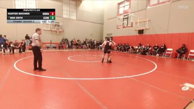 190 lbs Champ. Round 2 - Ben Orth, Lakeside (Nine Mile Falls) vs Hunter Brower, Kennewick