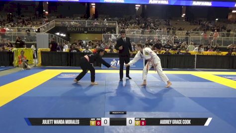 Audrey Grace Cook vs Juliett Wanda Morales 2025 Pan Kids Jiu-Jitsu IBJJF Championship