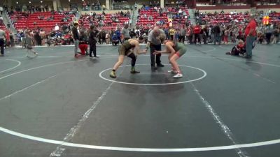 130 lbs Cons. Round 2 - Easton Stohs, Council Grove Wrestling Club vs Kaleb Griffith, The Best Wrestler