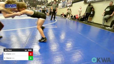 67 lbs 3rd Place - Caroline Clark, Norman North vs Caeden Davis, Shelton Wrestling Academy