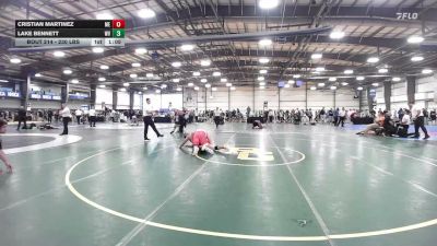 230 lbs Round Of 32 - Cristian Martinez, ME vs Lake Bennett, WV