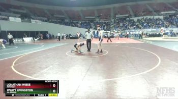 4A-182 lbs Quarterfinal - Wyatt Livingston, La Grande vs Jonathan Wiese, Newport