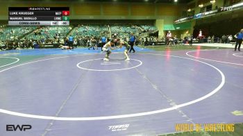 130 lbs Consolation - Luke Krueger, Matpac vs Manuel Sedillo, LV Bear Wrestling Club