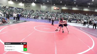 285 lbs Rr Rnd 2 - Michael Gilinsky, Crater Mat Club vs Jayden Dingman, No Team