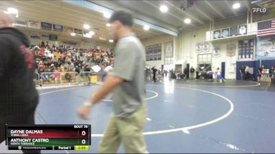 285 lbs Champ. Round 1 - Anthony Castro, North Torrance vs Dayne Dalmas, Yorba Linda