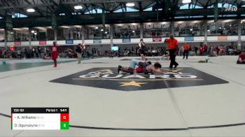 150-161 lbs Semifinal - Anny Williams, Glenwood vs David Ogunsayna, Beat The Streets Chicago