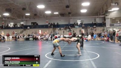 135 lbs Cons. Round 6 - Finn Buchanan, Buchholz High School vs Jaiden Sarabia, Whitmer