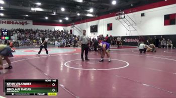 220 lbs Champ. Round 1 - Kevin Velazquez, Vista Murrieta vs Nikolaus Macias, Diamond Bar