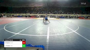 108 lbs Consi Of 32 #2 - Brody Byers, Harrah vs Jaden Potter, Clinton, Ok