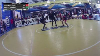 112 lbs Quarterfinal - Wesley Curry Iii, Black Creek Wrestling Club vs Jayden Coleman, Well Trained