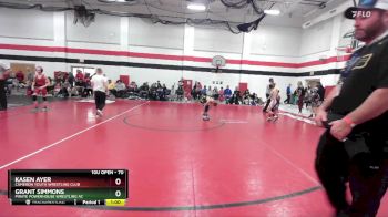 70 lbs Cons. Round 2 - Kasen Ayer, Cameron Youth Wrestling Club vs Grant Simmons, Pirate Powerhouse Wrestling Ac