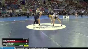 125 lbs Cons. Semi - Elli Roseland, Hettinger/Scranton vs Kaylie Clingman, MonDak