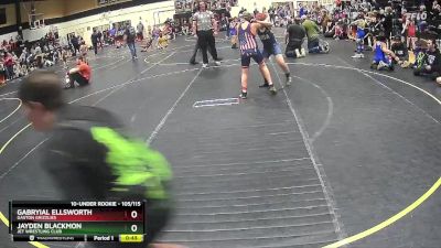 105/115 Round 2 - Jayden Blackmon, JET Wrestling Club vs Gabryial Ellsworth, Gaston Grizzlies