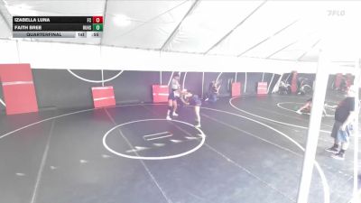 130 lbs Quarterfinal - Faith Bree, Redondo Union High School vs Izabella Luna, Fourth Chamber