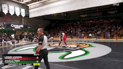 157 lbs Douglas Terry, Cleveland State vs Landen Johnson, Northern Illinois