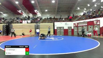 130-142 lbs Round 3 - Eric Camargo, Center Grove vs Wyatt Key, Franklin Central