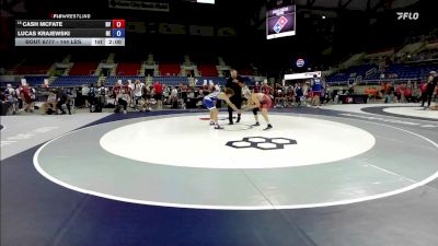144 lbs Cons. Rd Of 64 - Cash McFate, NV vs Lucas Krajewski, NE