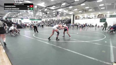 150 lbs Cons. Round 2 - Charles Wheeler, Chickasha Wrestling vs Carson Ruda, Branson