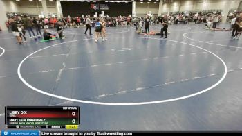 190 lbs Semifinal - Hayleen Martinez, Liberal High School Wrestling vs Libby Dix, Iowa