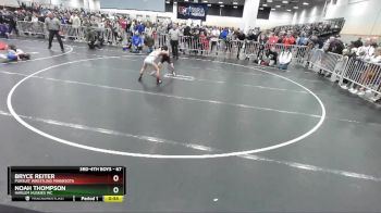 67 lbs Champ. Round 1 - Bryce Reiter, Pursuit Wrestling Minnesota vs Noah Thompson, Harlem Huskies WC