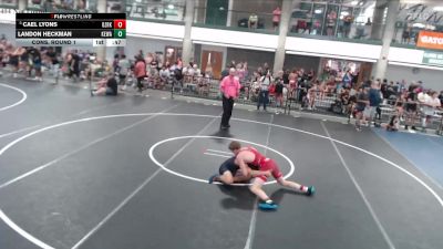 133-136 lbs Cons. Round 1 - Cael Lyons, Big Game vs Landon Heckman, Big Game Wrestling