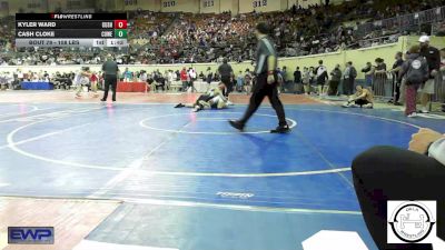108 lbs Round Of 64 - Kyler Ward, Cushing vs Cash Cloke, Coweta