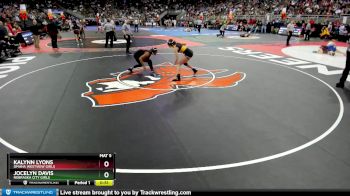 Cons. Round 2 - Kalynn Lyons, Omaha Westview Girls vs Jocelyn Davis, Nebraska City Girls