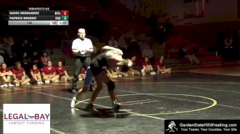 138 lbs Nahki Hernandez, Mt. Olive vs Patrick Bruseo, Sparta