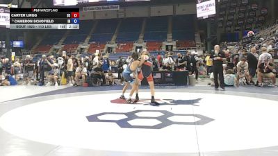 113 lbs Cons. Sub-rd Of 16 - Carter Lirgg, South Carolina vs Cameron Schofield, Indiana