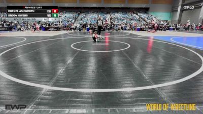 64 lbs Quarterfinal - Drexel Ashworth, Iron County Wrestling Academy vs Brody Owens, Wichita Training Center